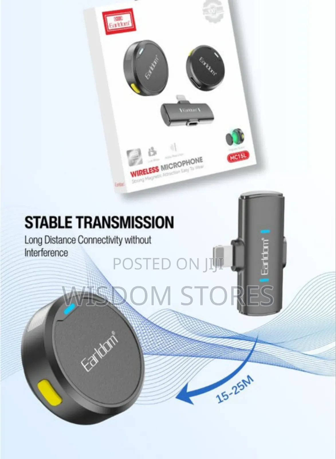 Wireless Lavalier Lapel Microphone for iPhone