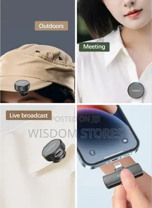 Wireless Lavalier Lapel Microphone for iPhone