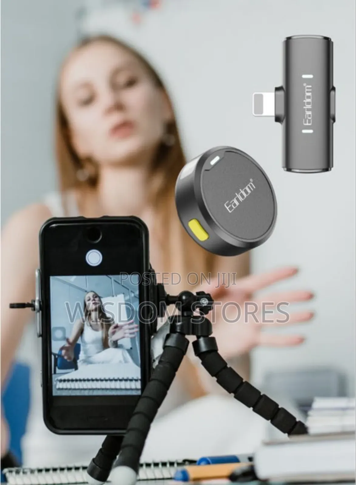 Wireless Lavalier Lapel Microphone for iPhone