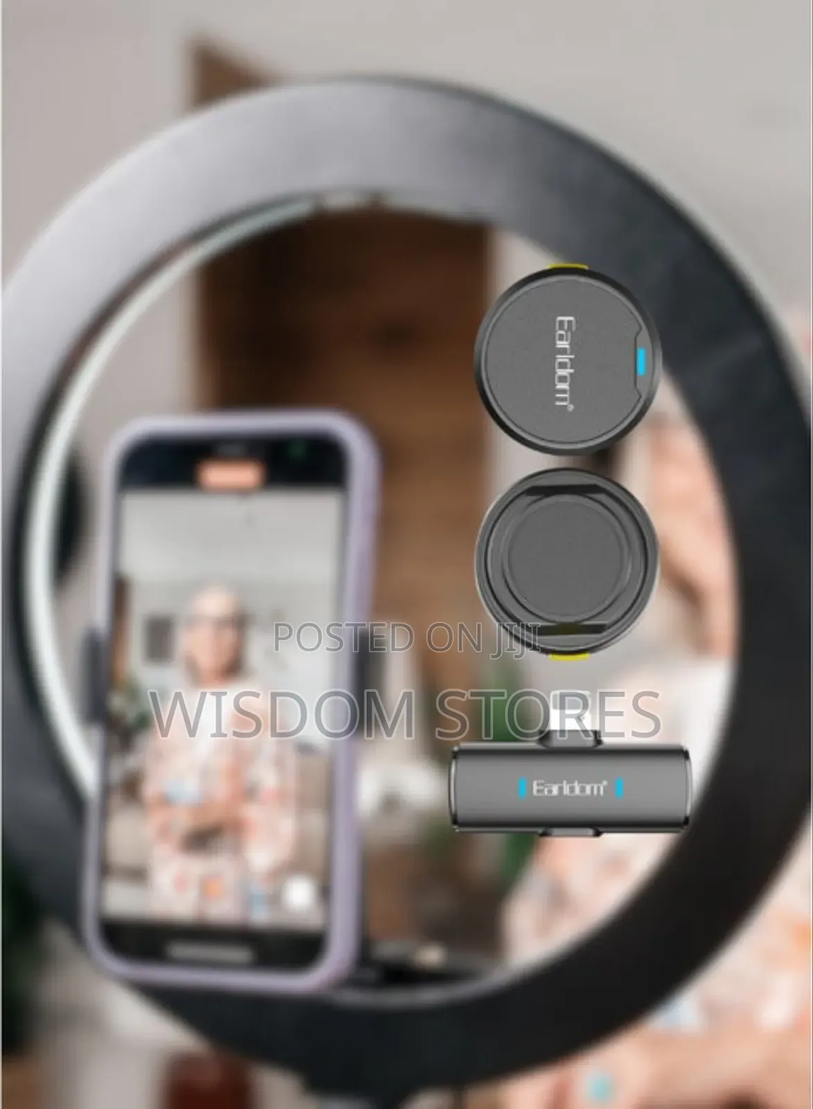 Wireless Lavalier Lapel Microphone for iPhone
