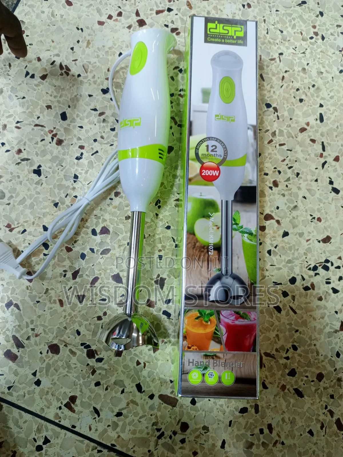 DSP Hand Blender, Model Number Km1072.
