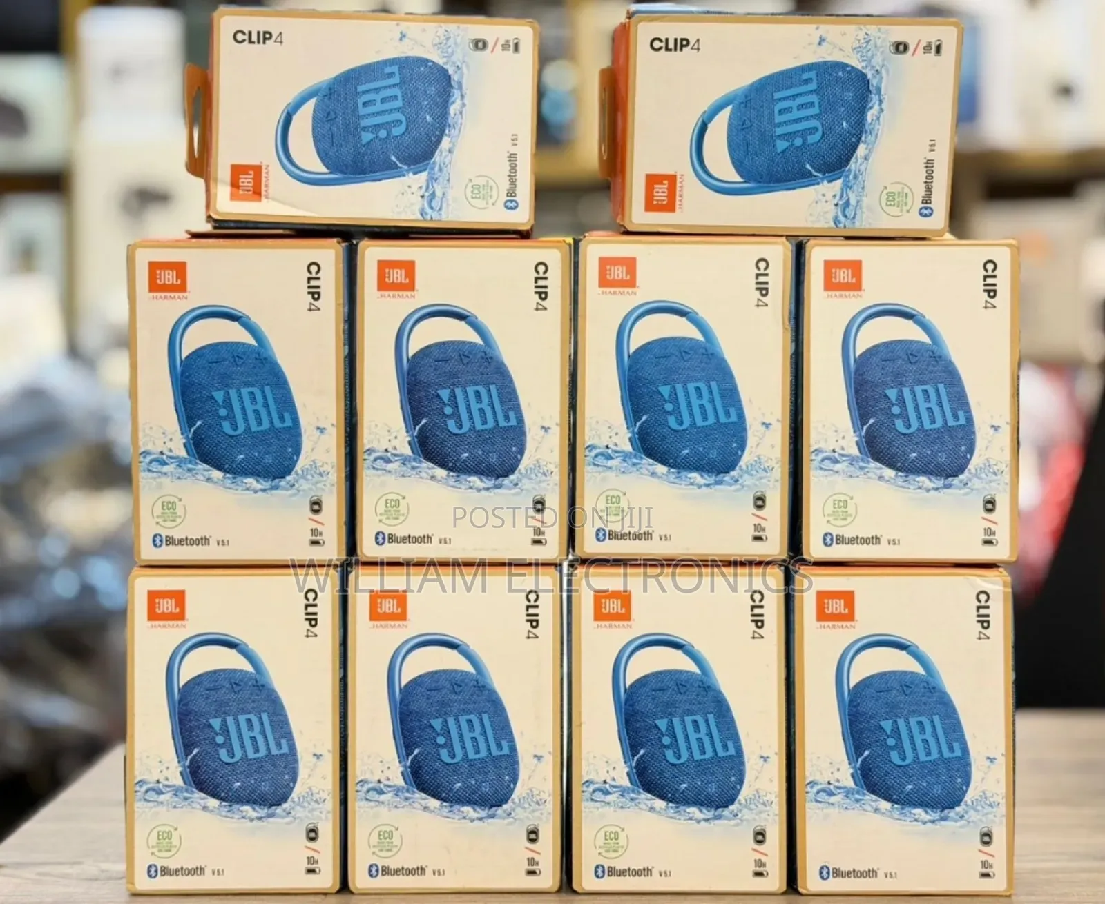 JBL Clip 4 Portable Mini Bluetooth Speaker