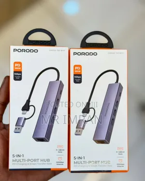5-in-1 Multi-Port Hub (Model Pdihrj51gy).