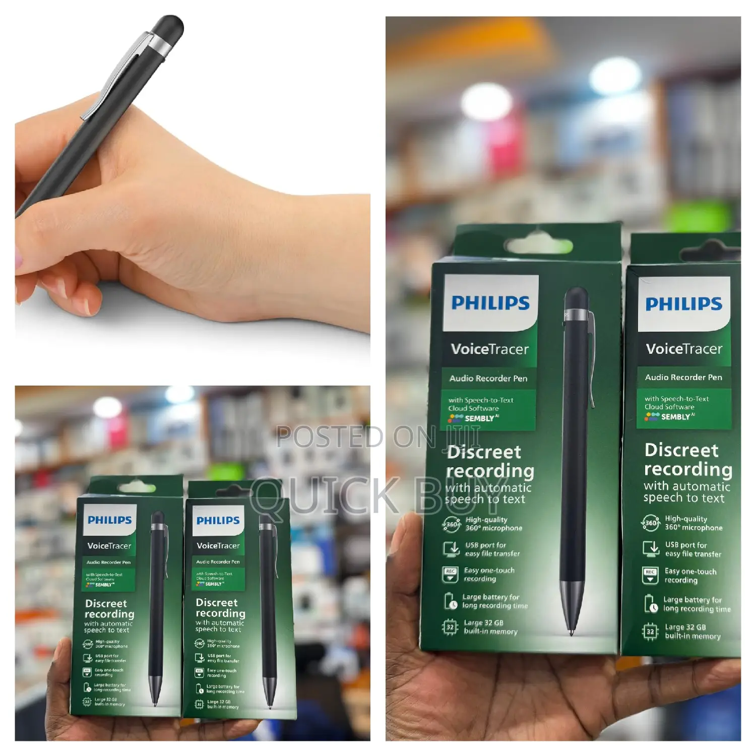 Philips Voicetracer Audio Recorder Pen