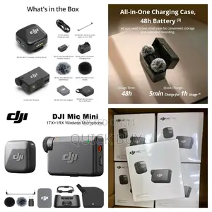 Dji Mic Mini 400m Wireless Lavalier Microphone Detail-Rich Audio