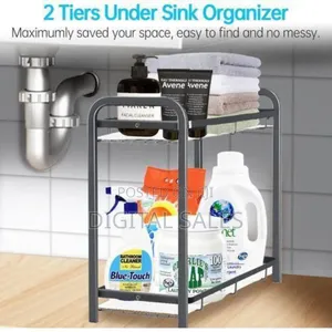 Two-tier Countertop Kitchen And Spice Organizer - Multicolor