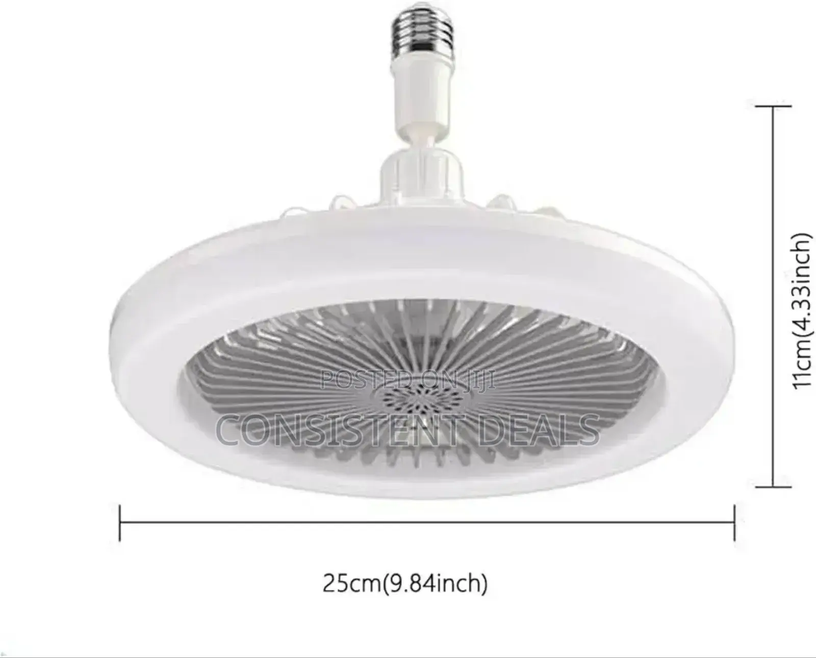 Smart Remote Control Led Fan Light