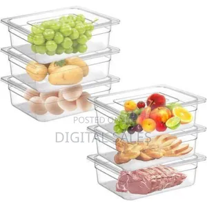 Durable Clear Food Storage Container With Lid -