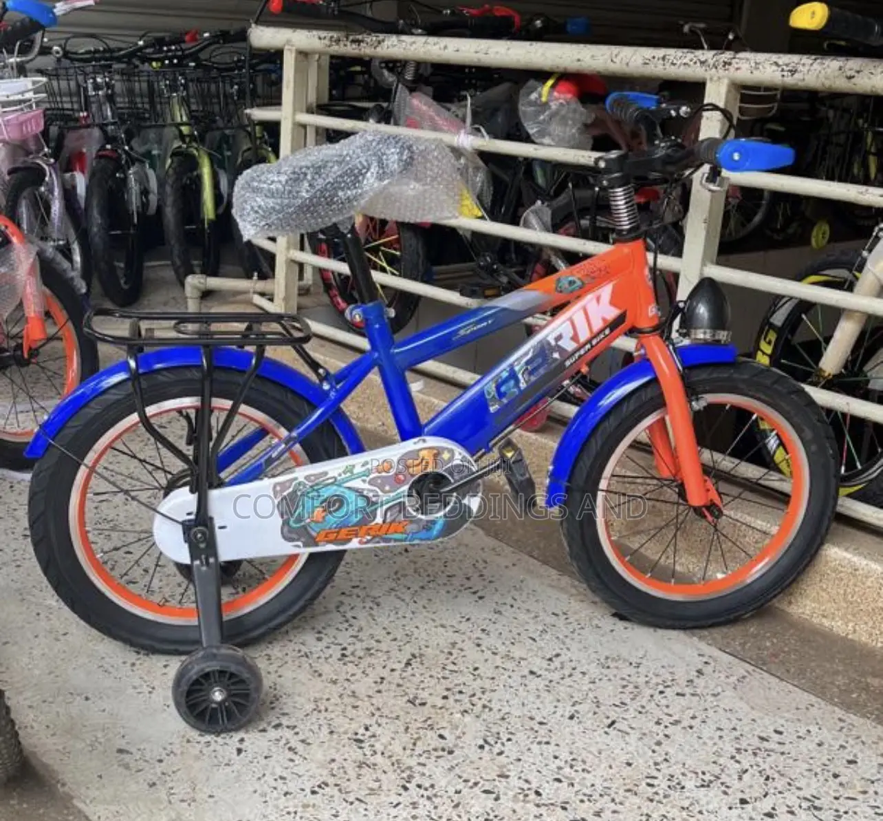 Blue Bicycle 1 To 9 Years