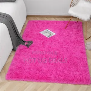 1.5 X2m Fluffy Center Carpets Fluffy Rugs - Pink