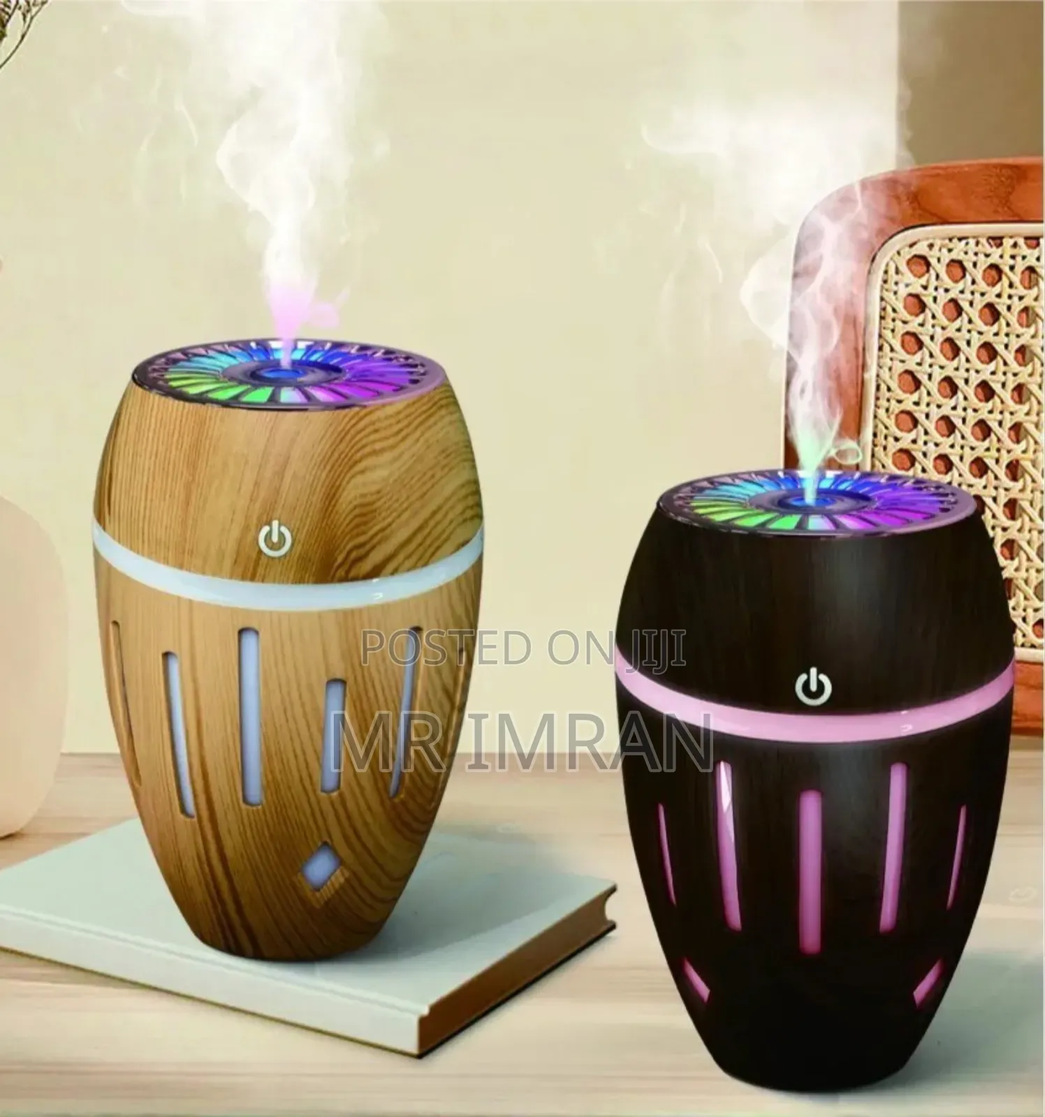 Ultrasonic Humidifier With Multicolor Led Lighting