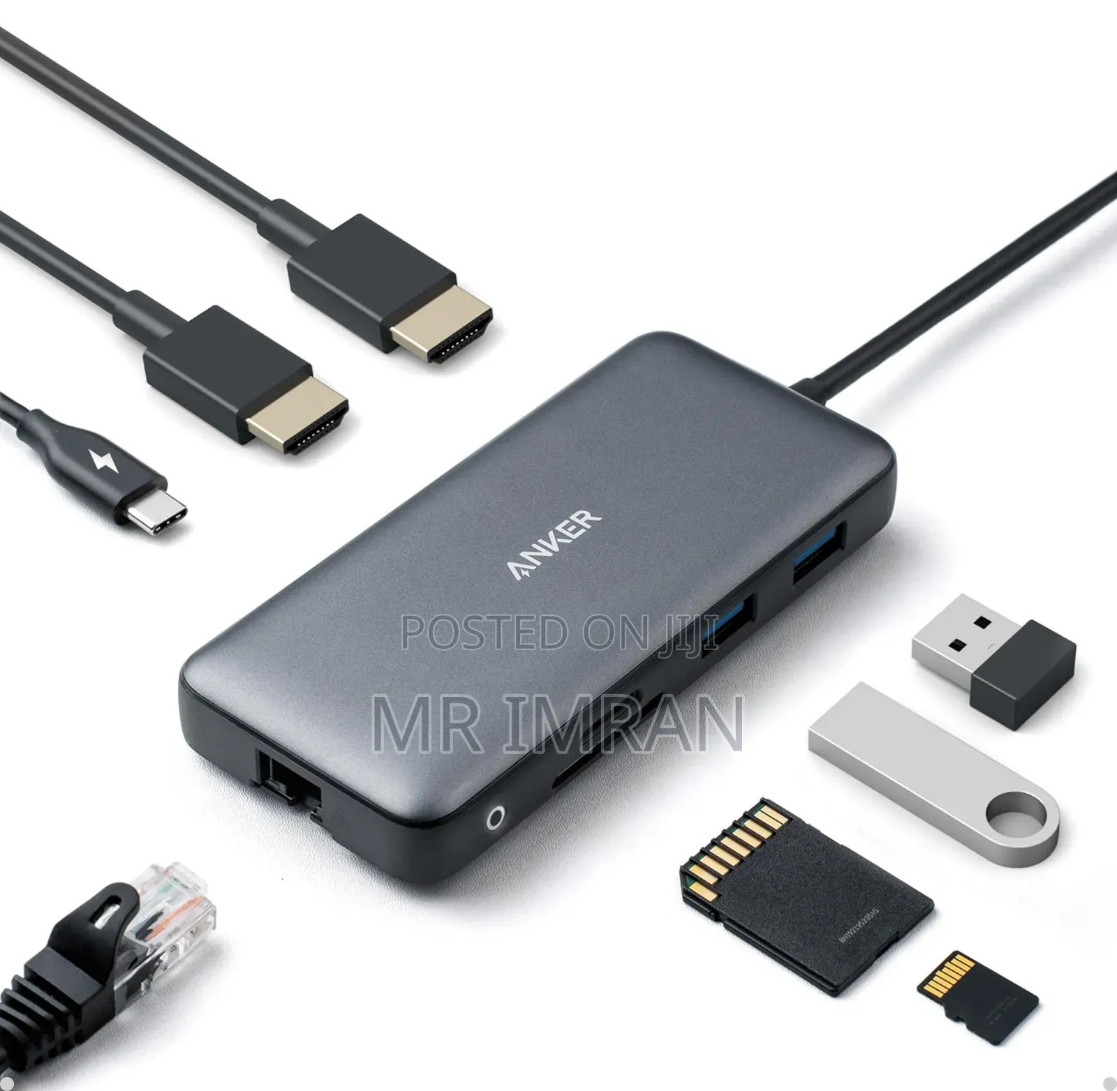 Anker Powerexpand 8-in-1 Usb-C Pd Media Hub.