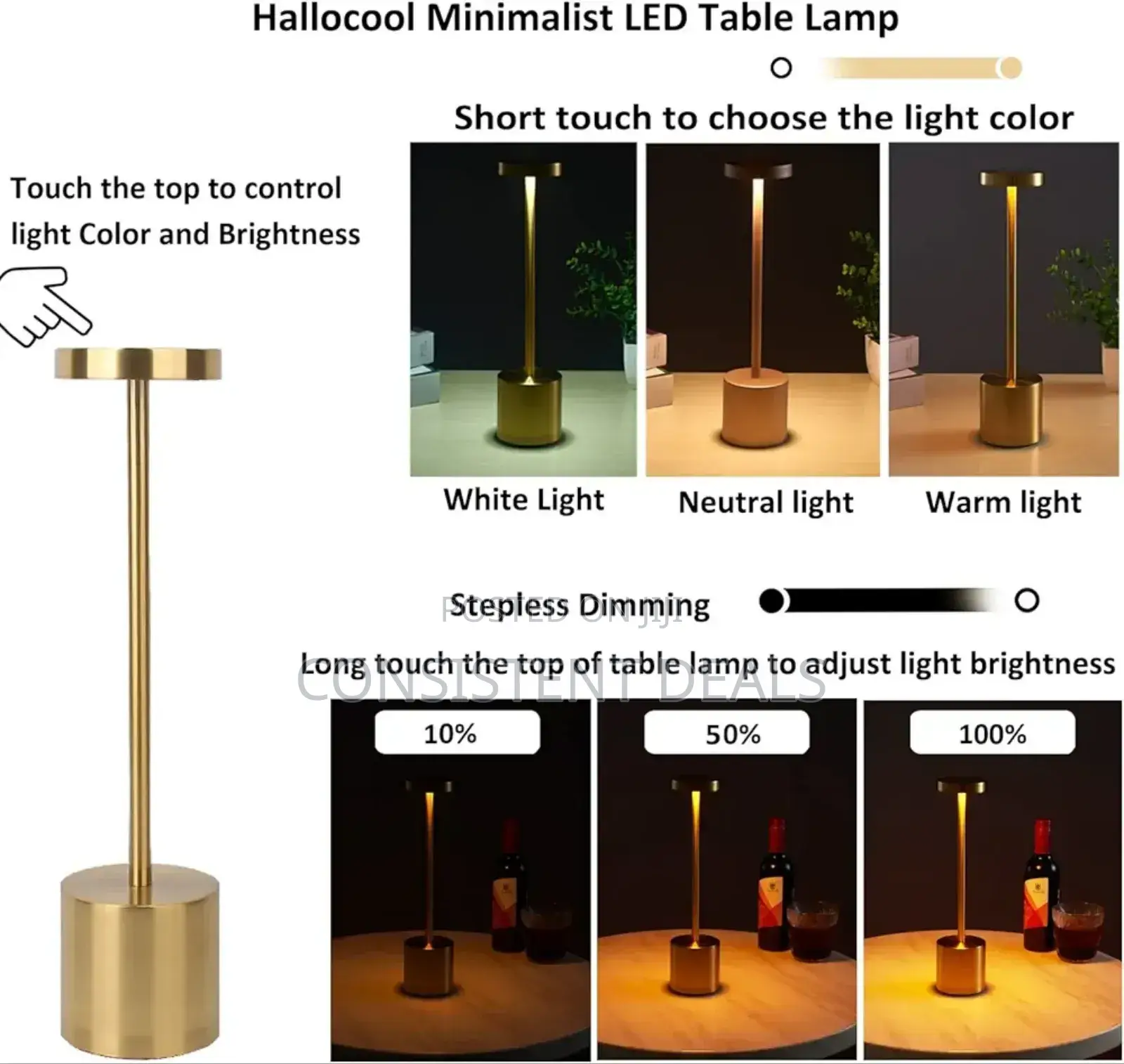 Rechargeable  Table Lamp