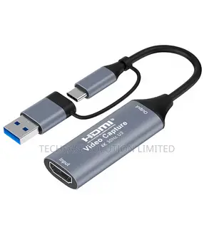 2-in-1 Usb 3.0 Hdmi Video Capture Card – Usb/Type-C