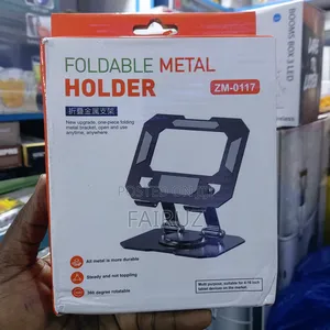Tablet and Phone Foldable Metal Holder