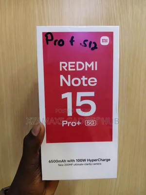 New Xiaomi Redmi Note 15 Pro+ 512 GB Black