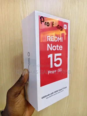 New Xiaomi Redmi Note 15 Pro+ 512 GB Black
