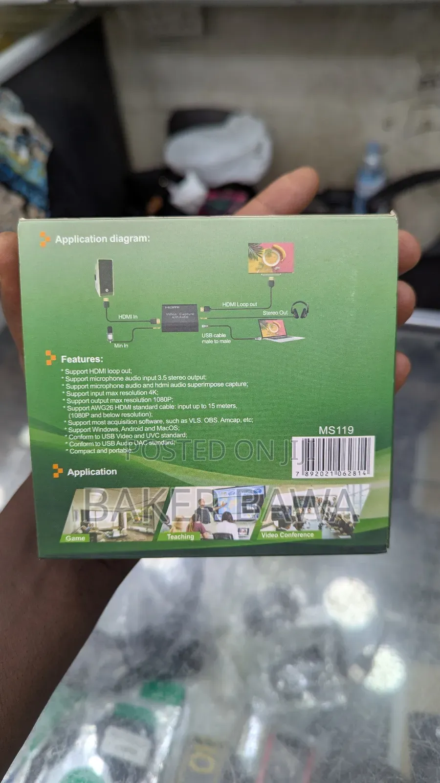 Hdmi Video Capture Card With Loop-out Functionality