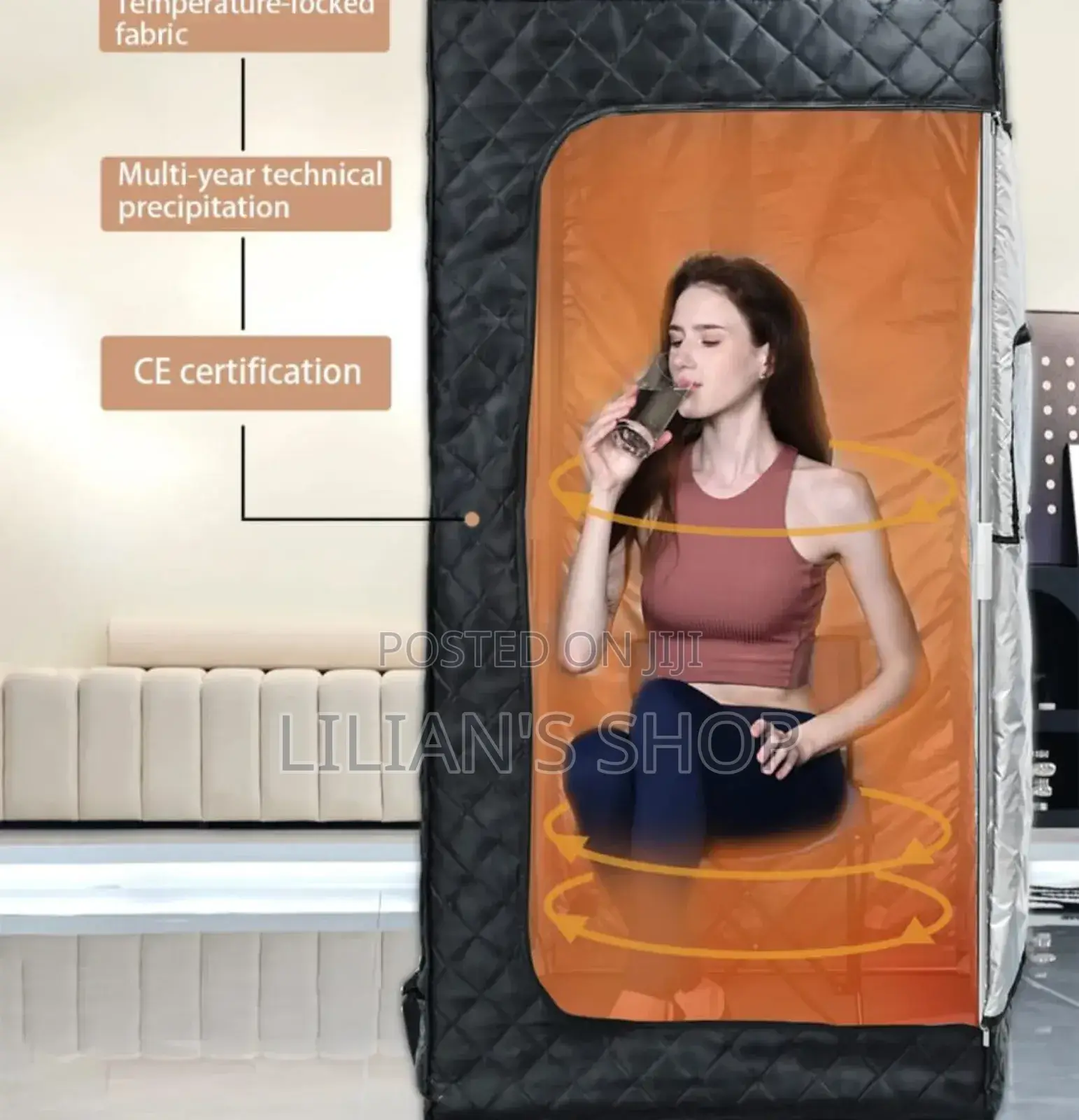 Portable Home Steam Sauna Tent .