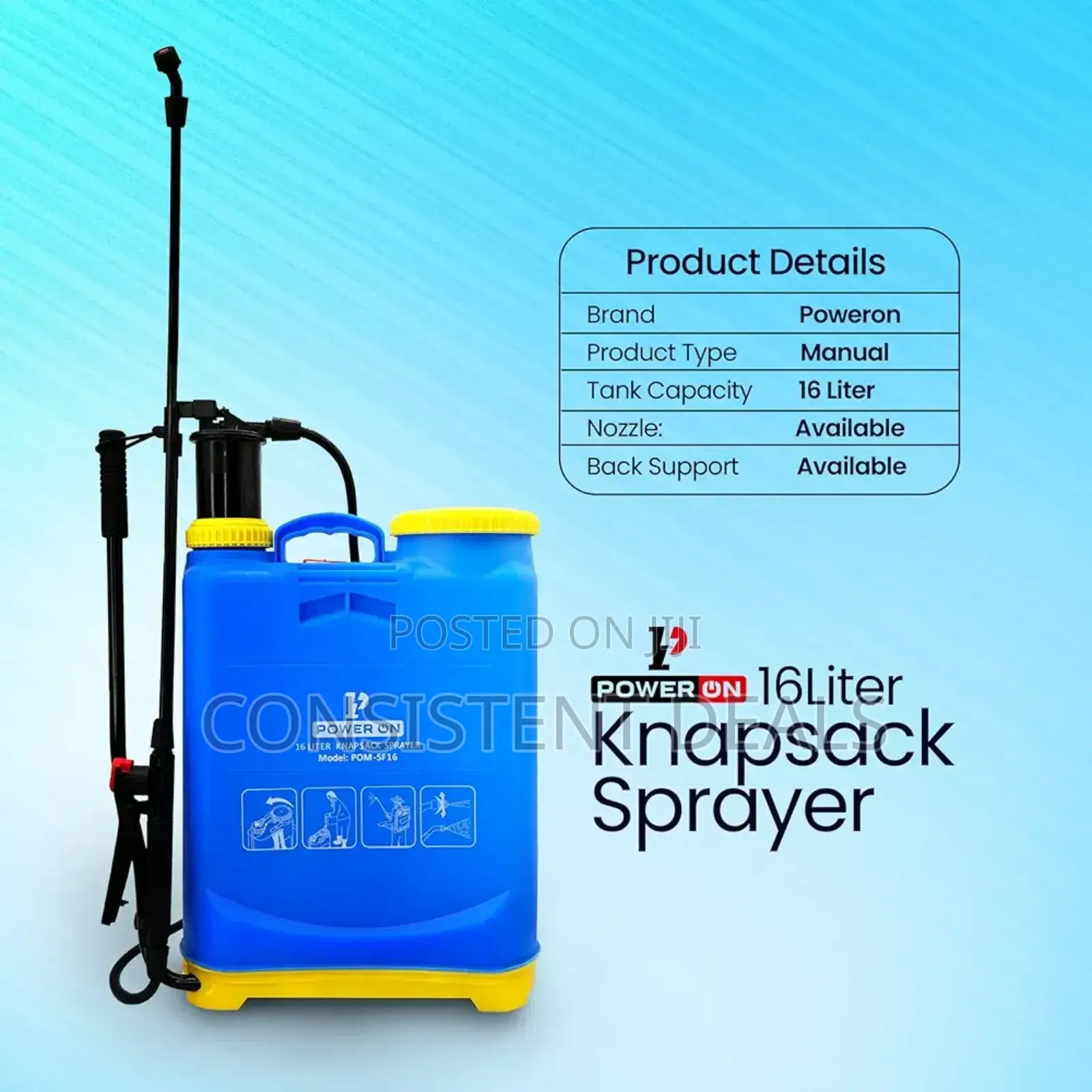 16l Farm Knapsack Sprayer