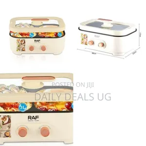 Raf Multifunction Electric Hotpot Rice Cooker, 6litres - White