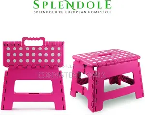 Folding Step Stool - 11"X8" Lightweight Portable Stool