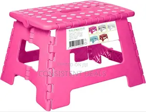 Folding Step Stool - 11"X8" Lightweight Portable Stool