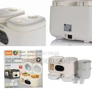 Raf Versatile Double-Compartment Electric Multicooker - Multicolor