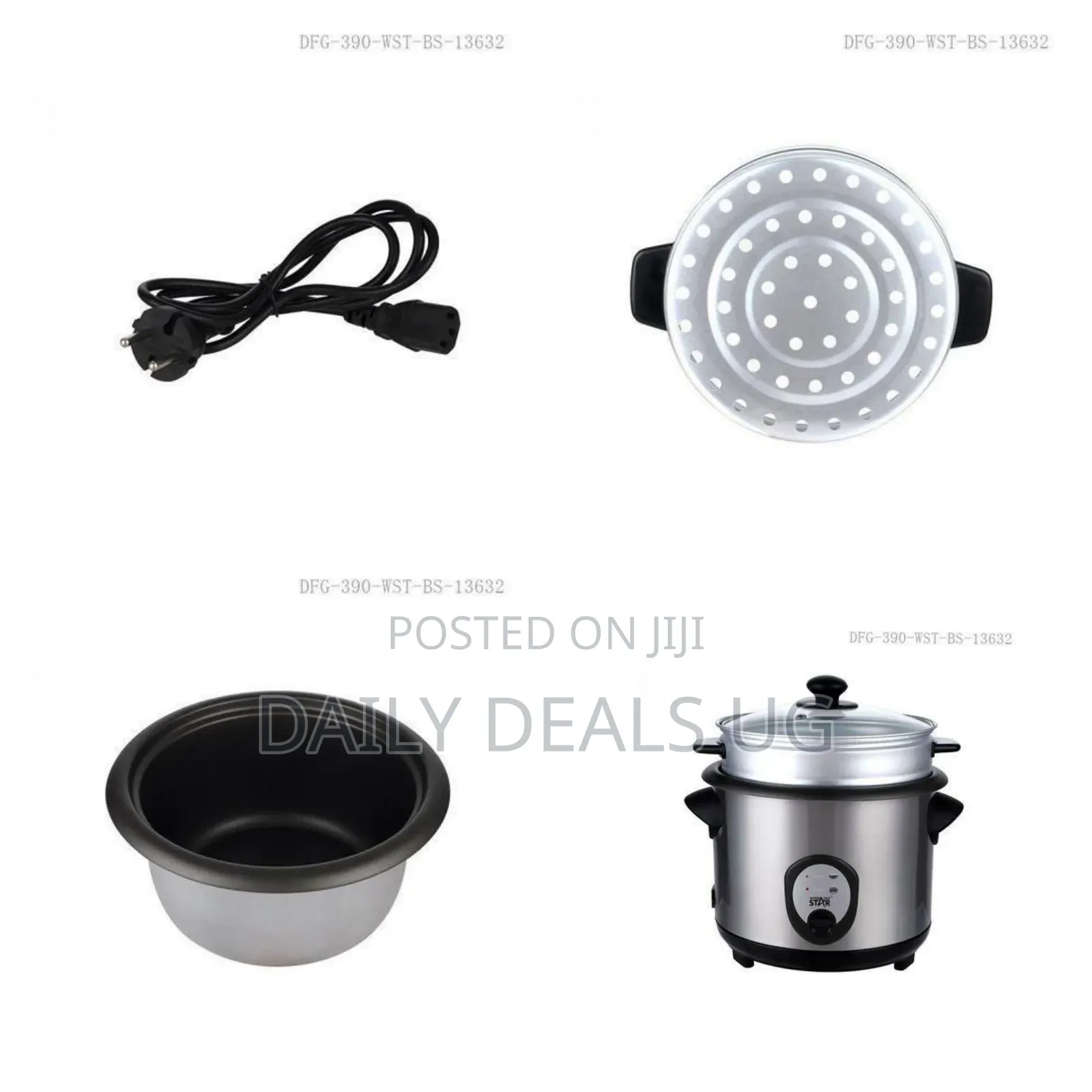 Winningstar Versatile Electric Rice Cooker and Steamer - Multicolor