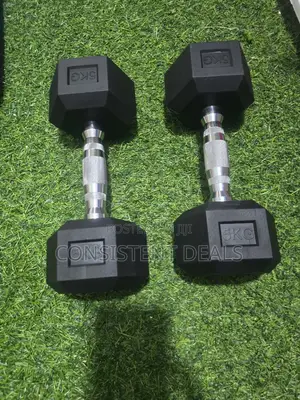 5kg Hex Dumbells (Pair)