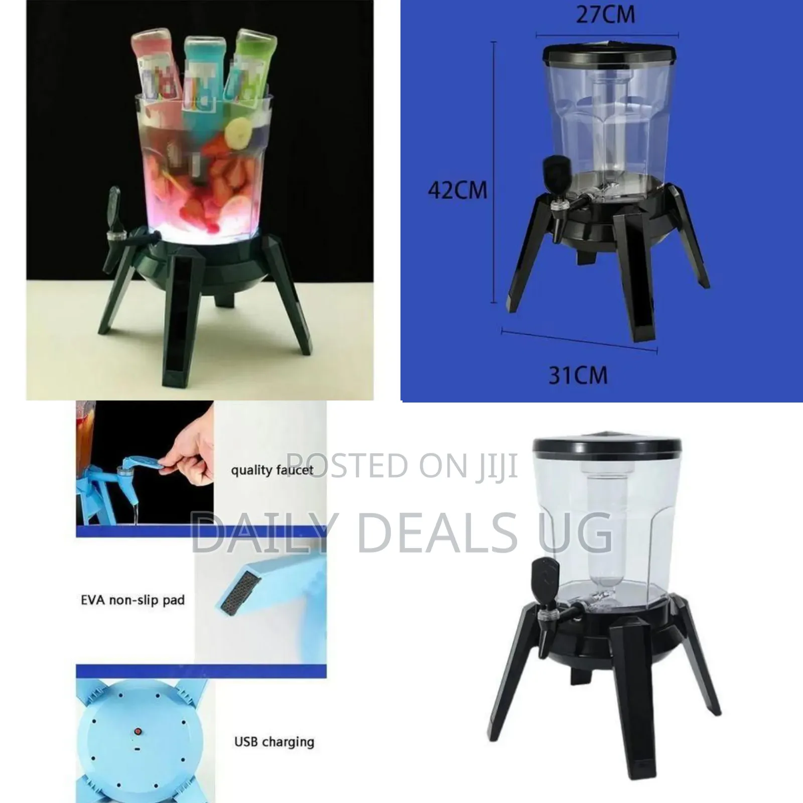 3 Liters Large Beer Dispenser - Multicolor