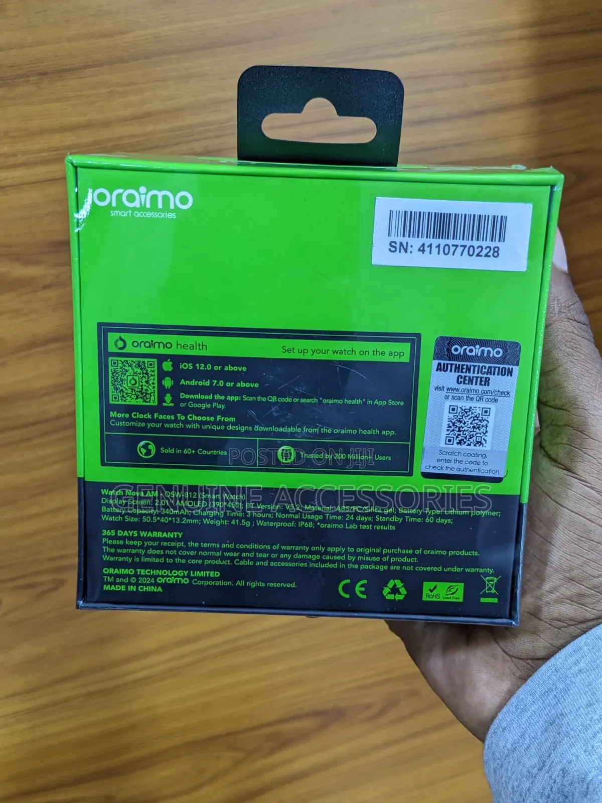 Oraimo Watch Nova Am Osw-812