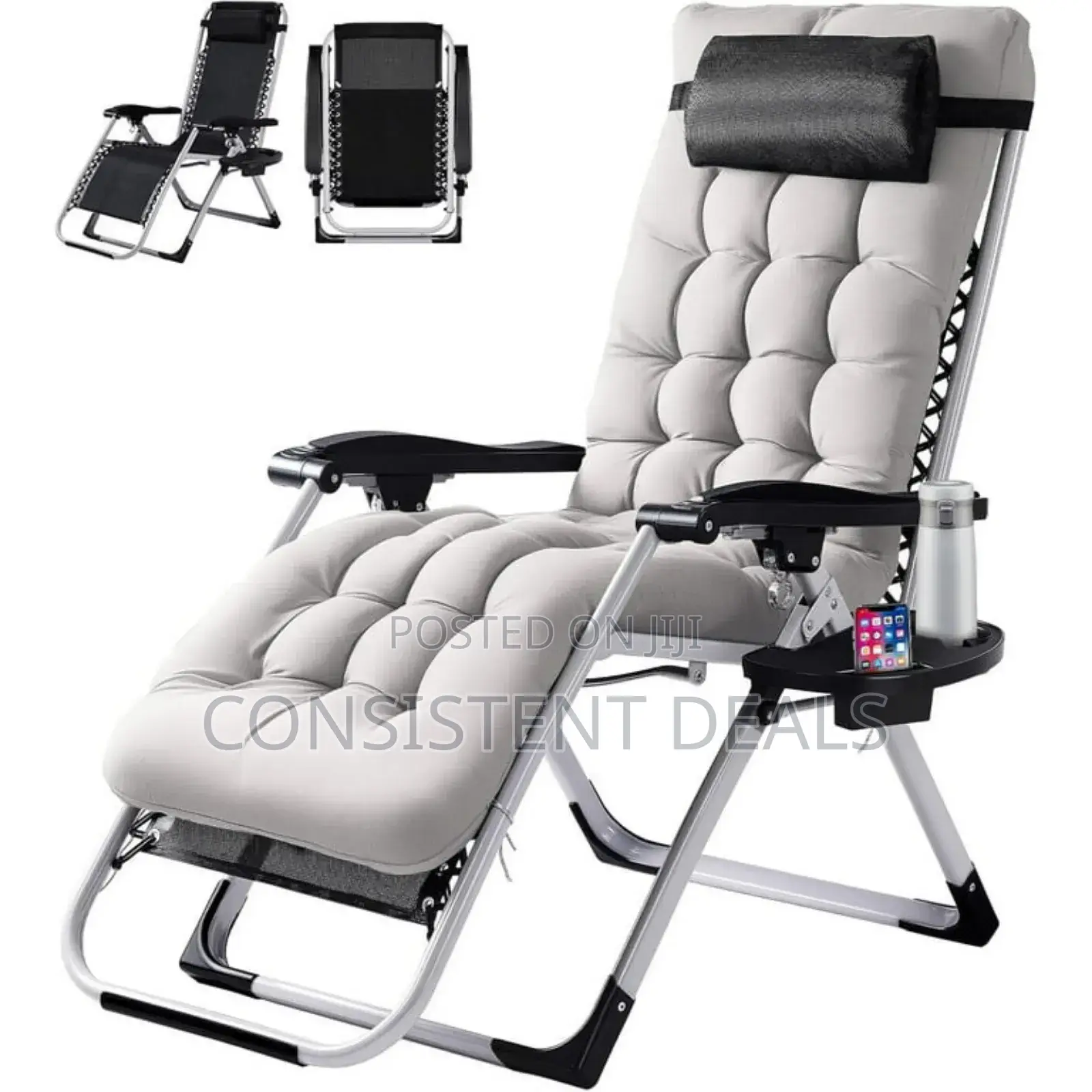 Reclining  Chair  With  Cushion