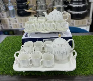 Ceramic Tea Set of Ceramic Jug and Tea Cups