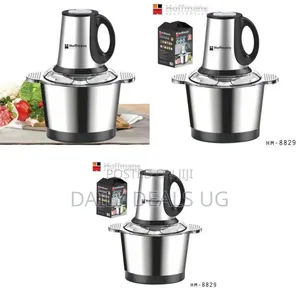 Professional Stainless Steel Food Chopper / Meat Grinder - Silver