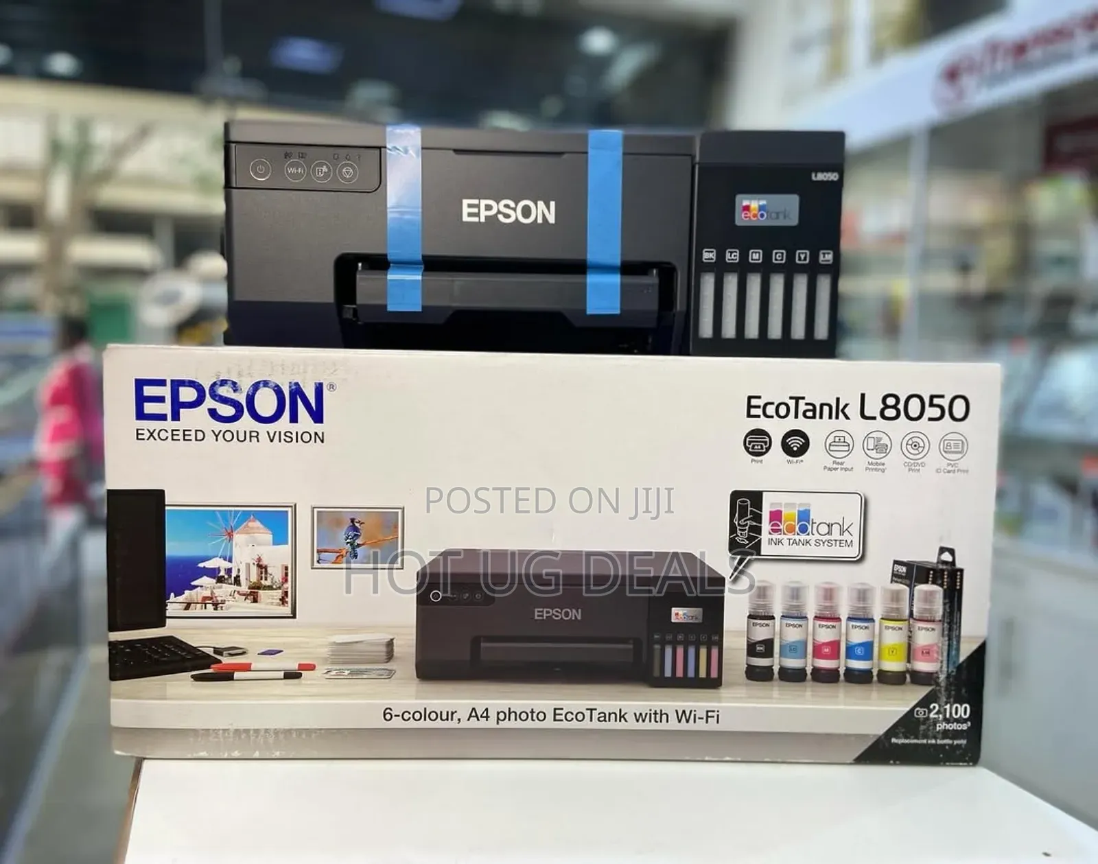 Epson Printers Ecotank L8050 Wi-fi Wireless Printer