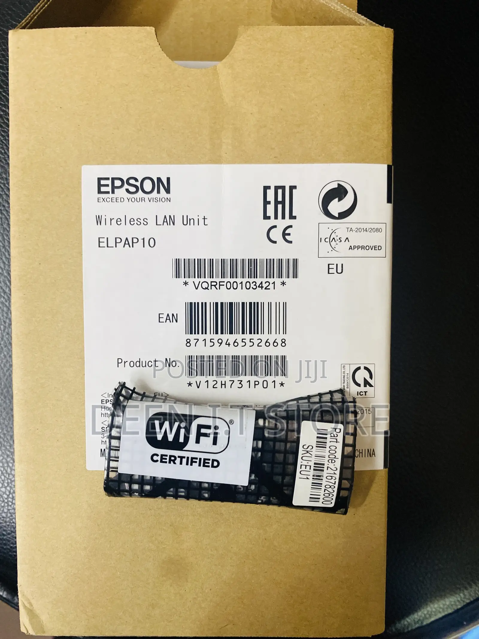 Epson Projector Wireless Lan Module Adapter - Elpap10 (2.4ghz)