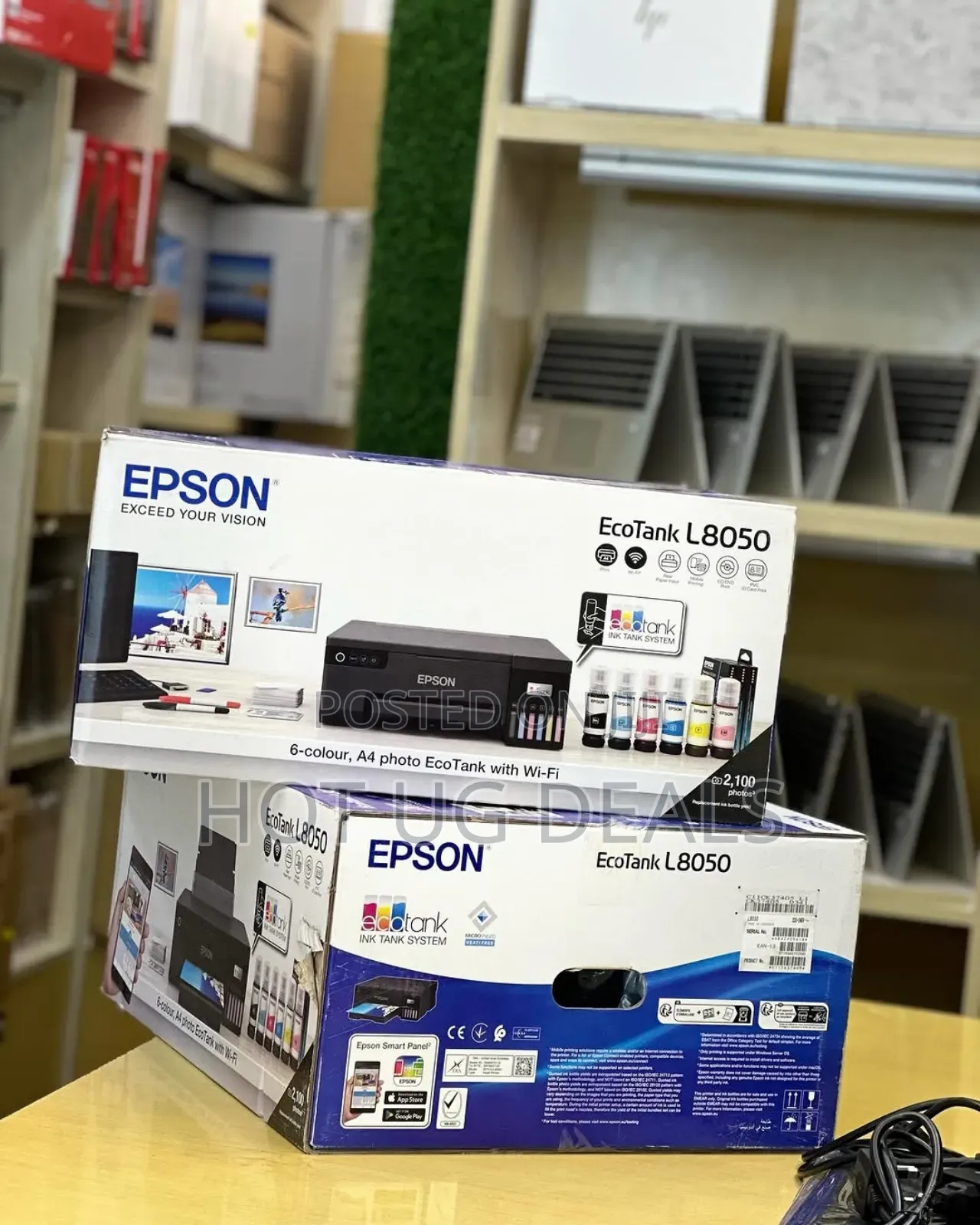 Epson Printers Ecotank L8050 Wi-fi Wireless Printer