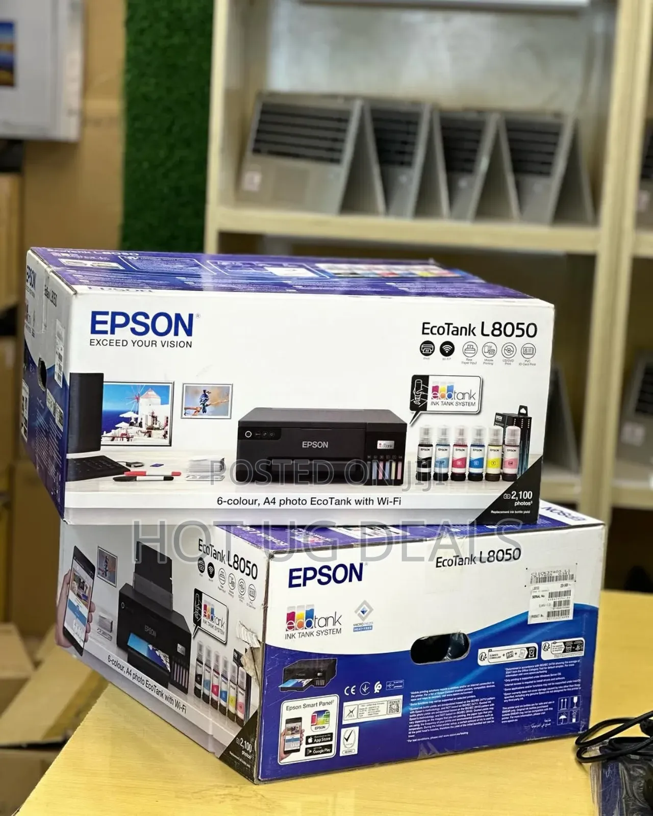 Epson Printers Ecotank L8050 Wi-fi Wireless Printer