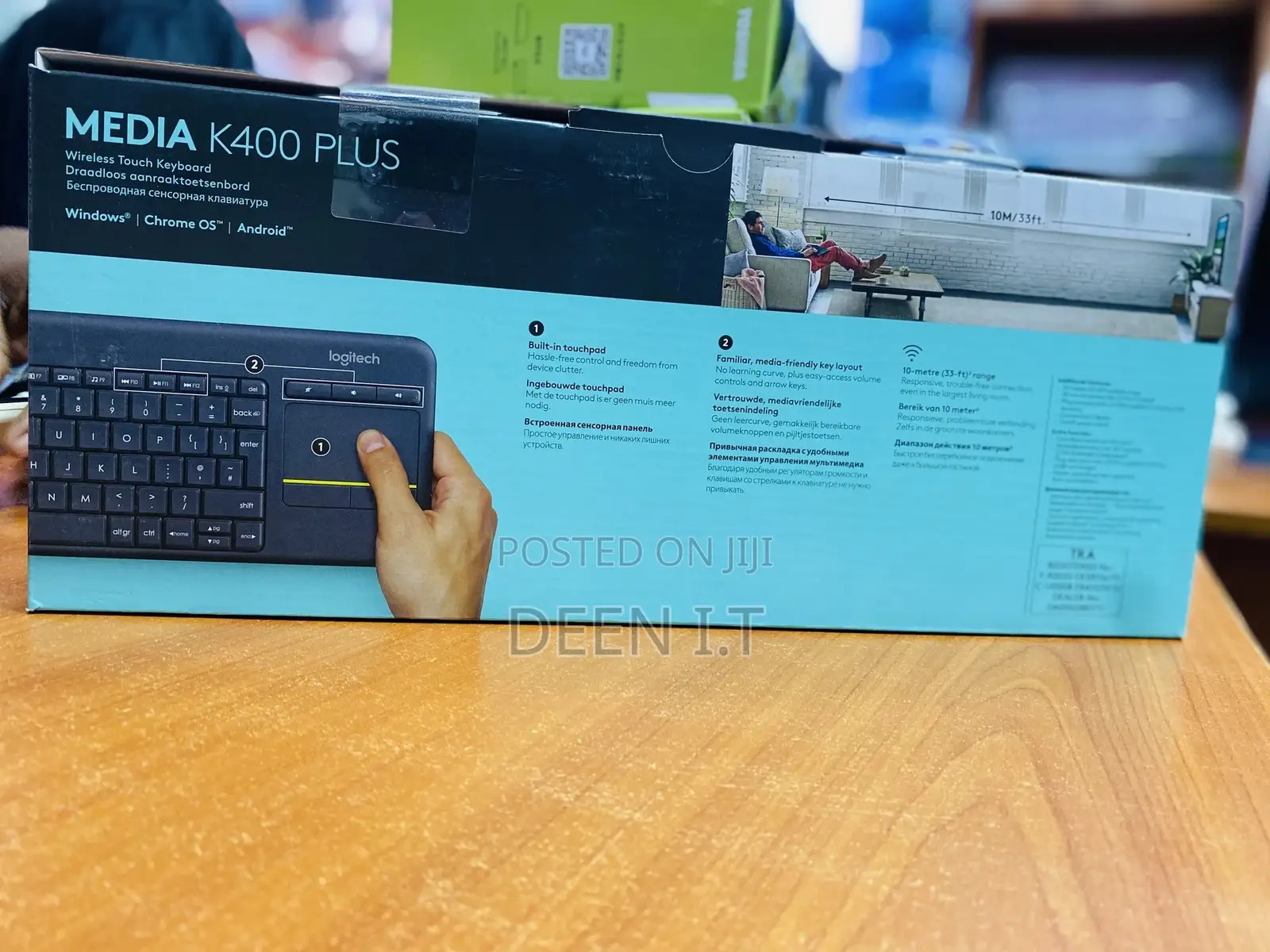 Logitech K400plus Wireless Keyboard With Touch Pad