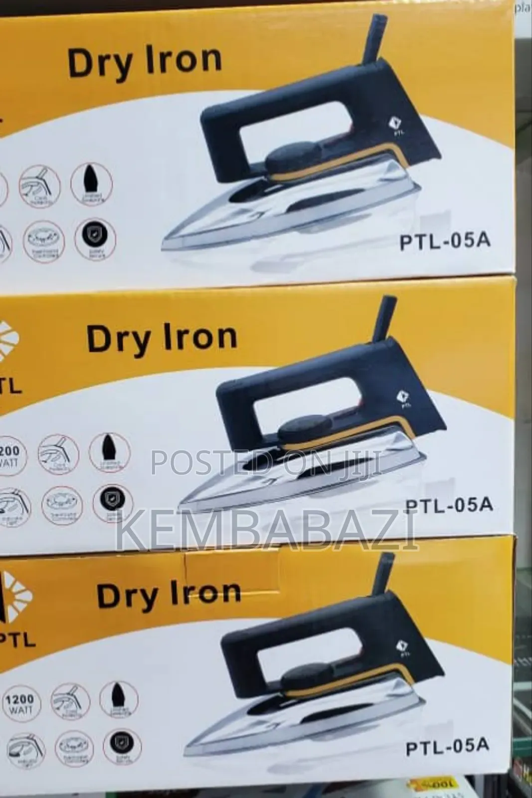 PTL Dry Iron (Model PTL-05a).