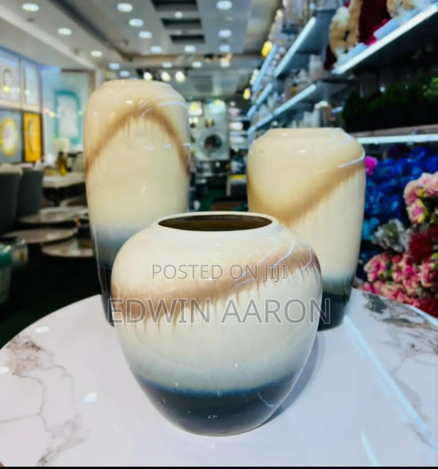 3pcs Ceramic Vases