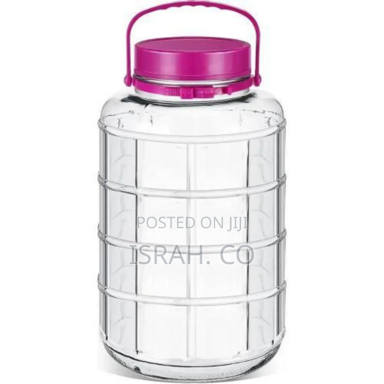 Large Capacity Glass Jar With Carrying Handle
