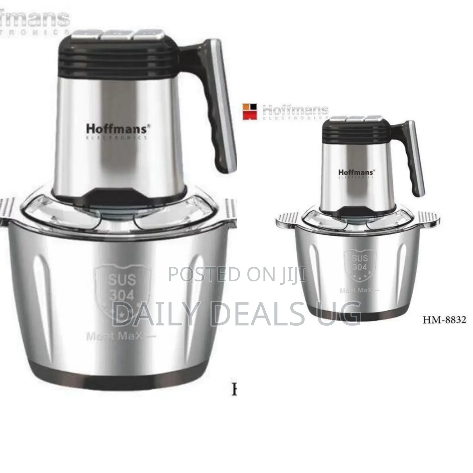 Hoffmans Professional Multi-Function Food Chopper and Meat Grinder