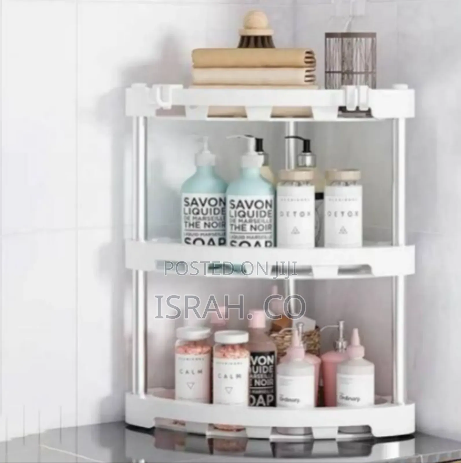 Two-tier Rotating Kitchen And Pantry Organizer Rack