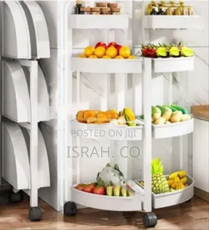 Multi-Tiered Rolling Kitchen Storage Rack