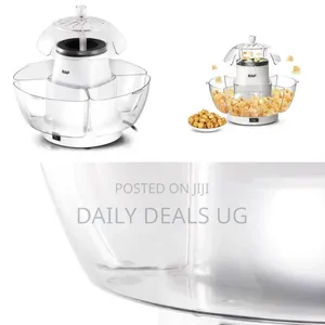 Raf Automatic Popcorn Maker and Serving Station - Clear