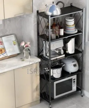 Versatile Foldable Rolling Storage Shelf