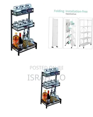 Space-Saving Three-Tier Kitchen Spice Organizer Shelf