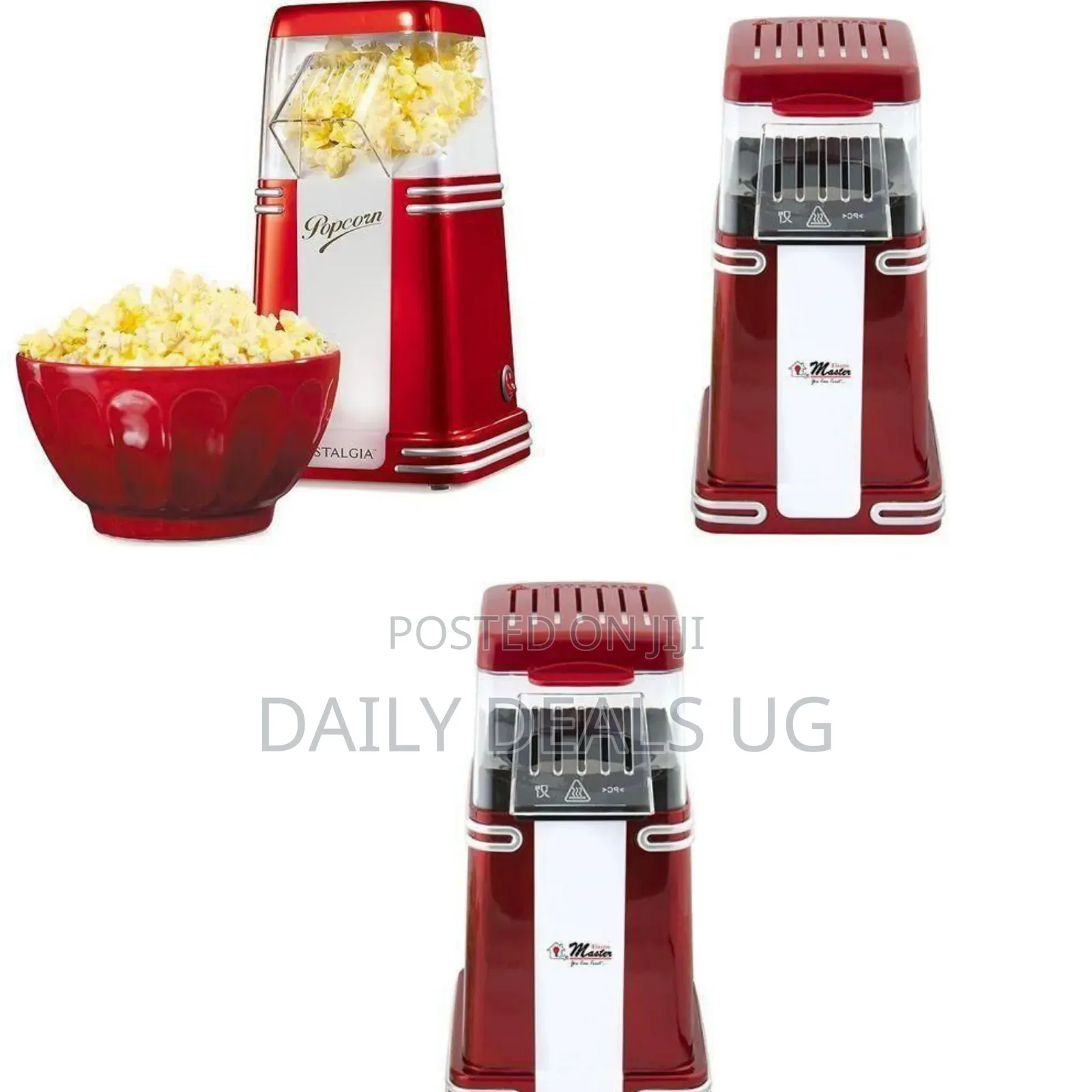 Retro Hot Air Popcorn Maker - Multicolor